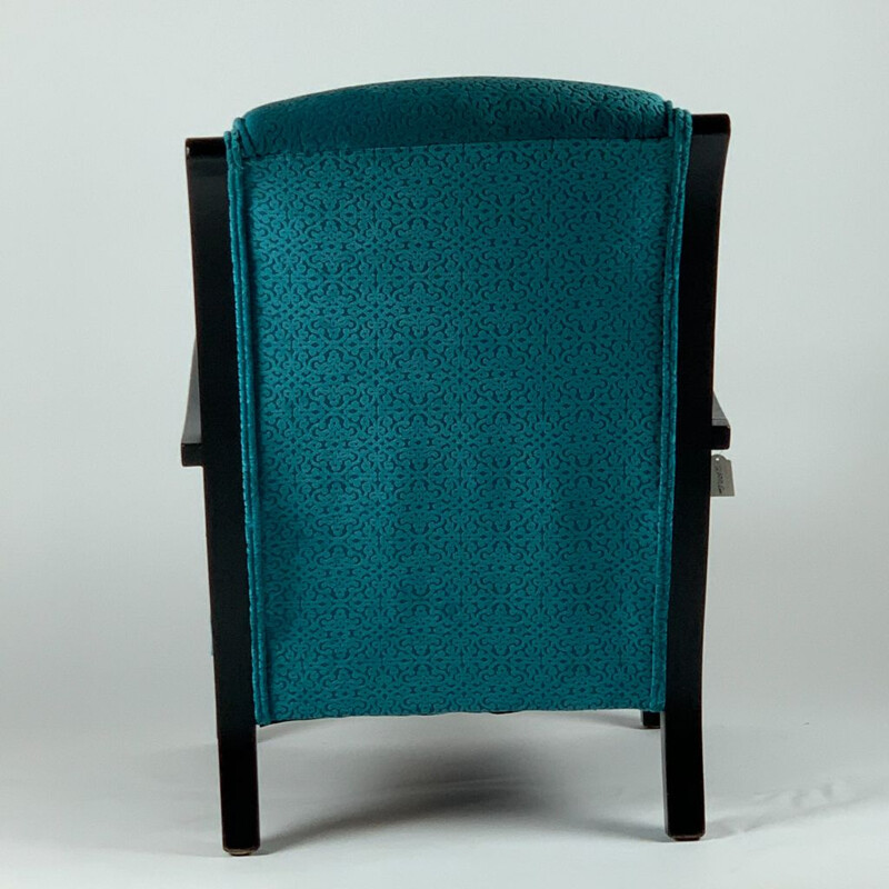 French vintage Art Deco armchair, 1930s