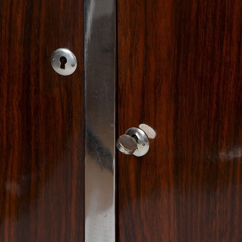 Vintage Art Deco cabinet in veneered rosewood, 1930