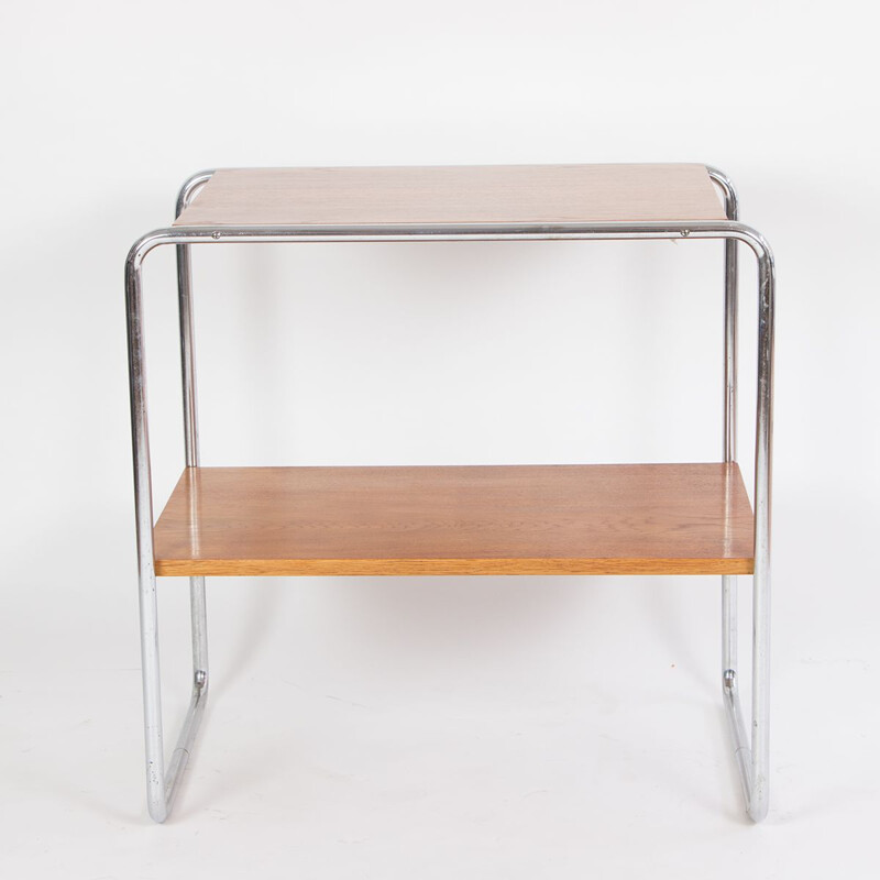 Étagère vintage Bauhaus en bois de chêne de Marcel Breuer, 1930