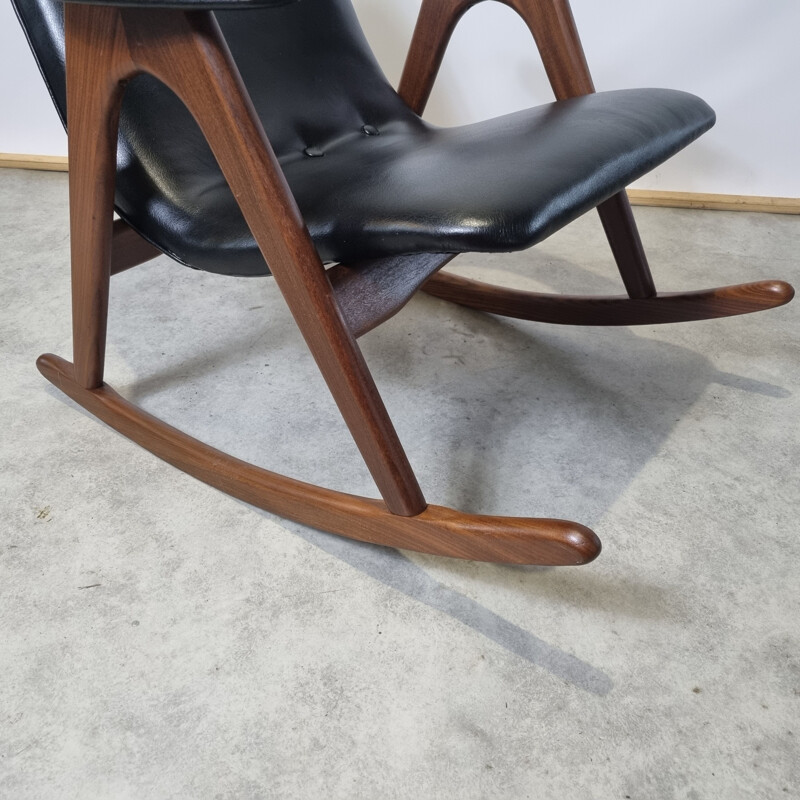 Mid century rocking chair by Louis Van Teeffelen for Webe, 1960s