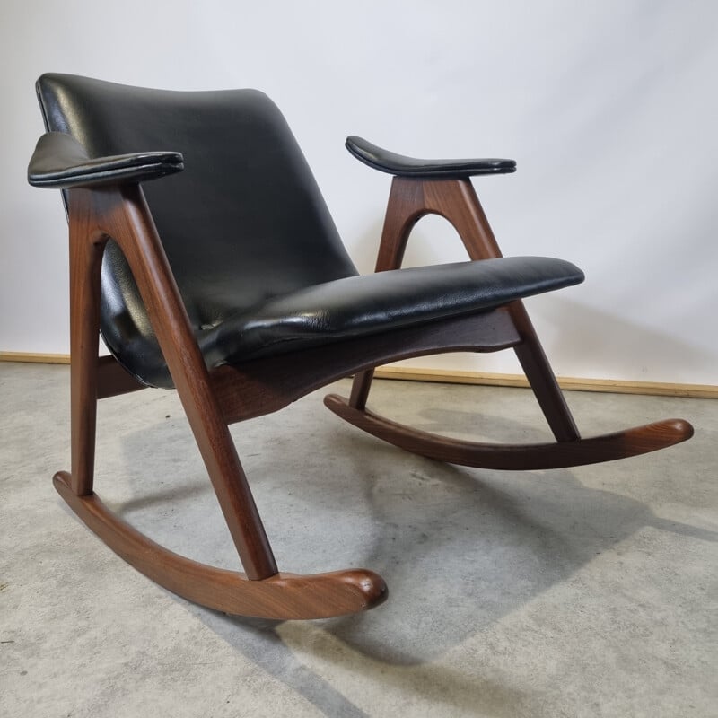 Mid century rocking chair by Louis Van Teeffelen for Webe, 1960s