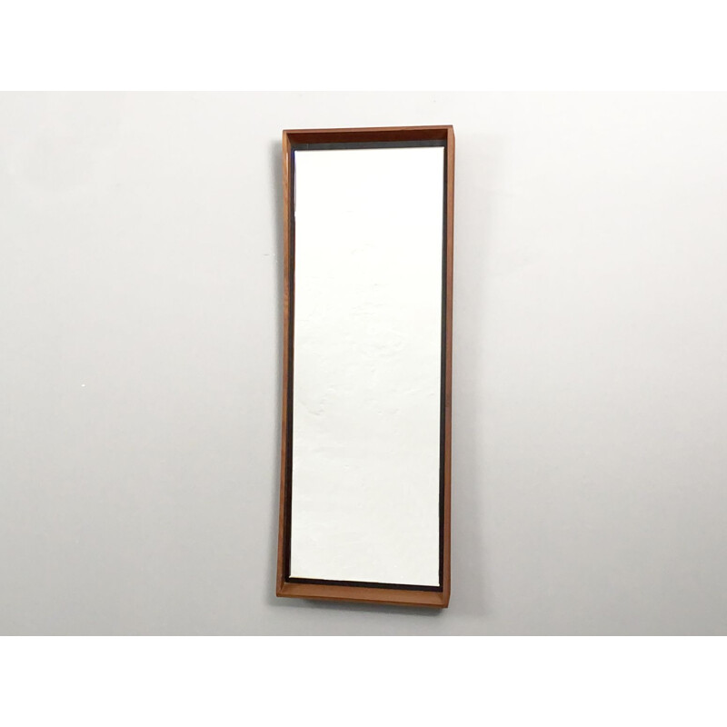 Teak vintage mirror, Denmark 1960s