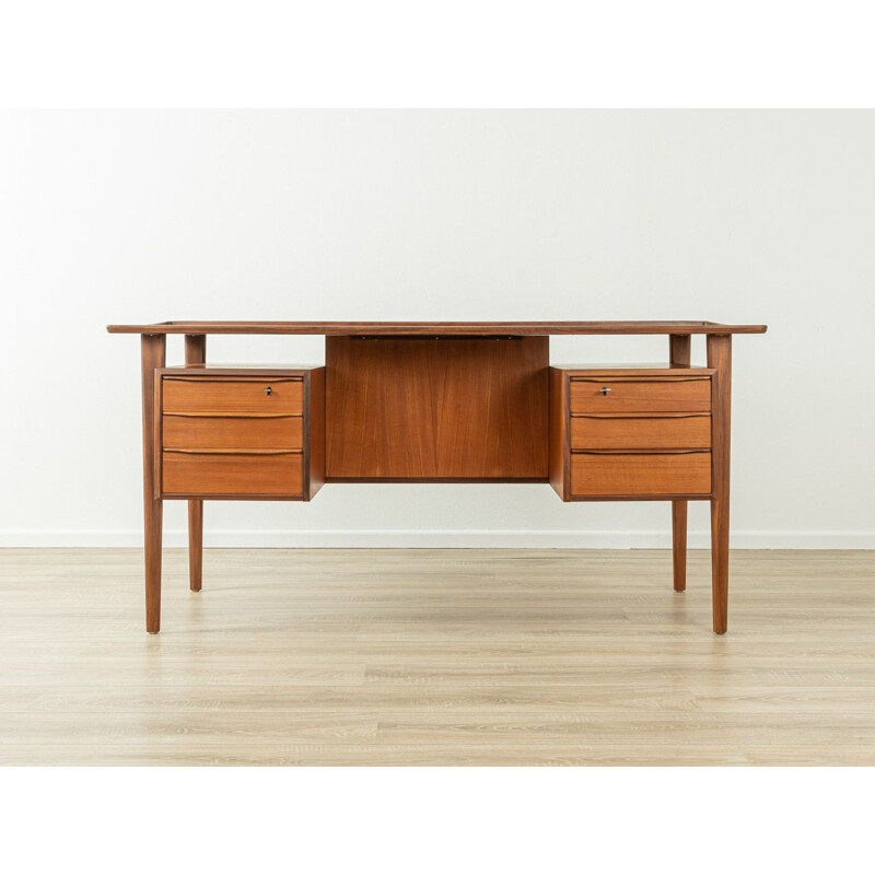 Vintage teak desk by Peter Løvig Nielsen, Denmark 1960s