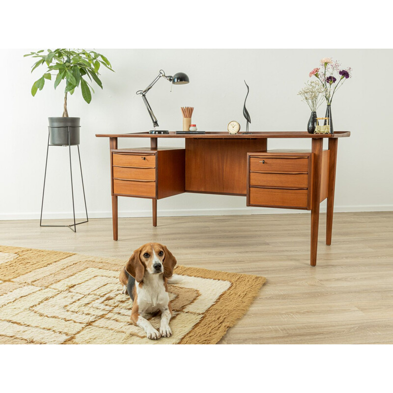 Vintage teak desk by Peter Løvig Nielsen, Denmark 1960s