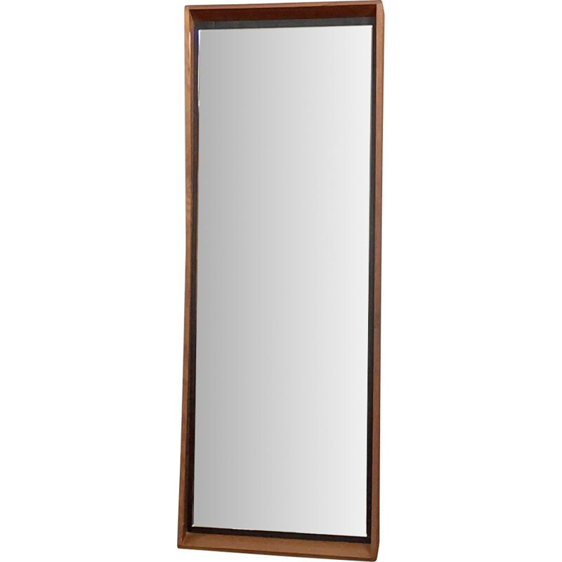 Teak vintage mirror, Denmark 1960s