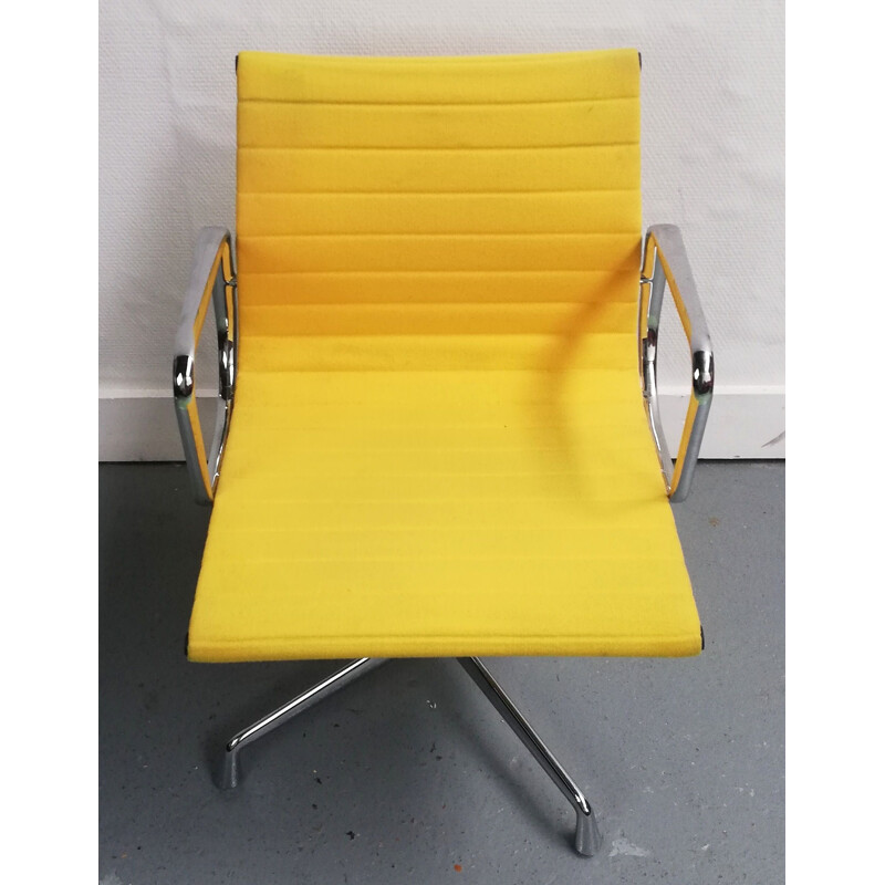 Vintage armchair EA107 by Charles Eames for Vitra