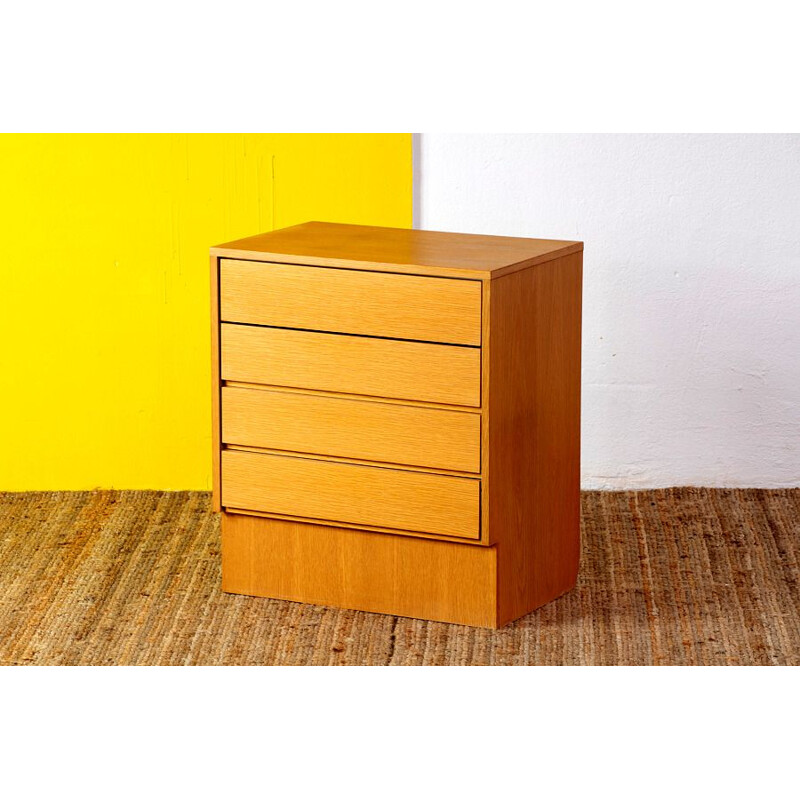 Scandinavian vintage 4-drawer chest of drawers