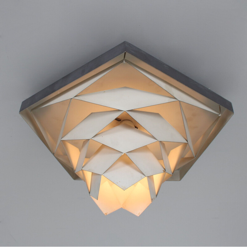 Vintage "Sympfoni" ceiling lamp by Preben Dahl for Hans Folsgaard, Denmark 1960