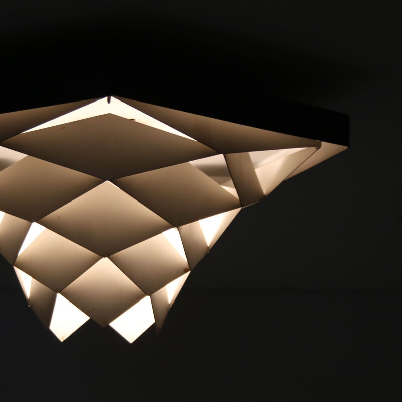 Vintage "Sympfoni" ceiling lamp by Preben Dahl for Hans Folsgaard, Denmark 1960