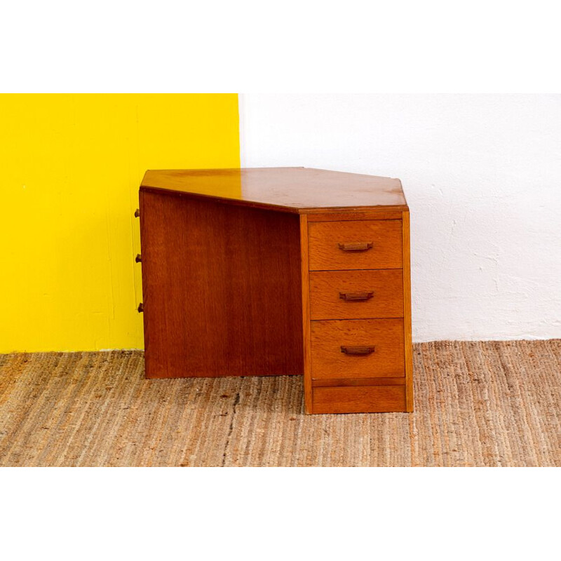 Vintage wooden desk for children