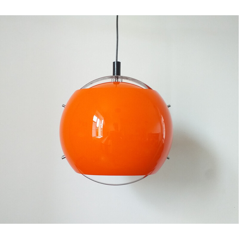 Mid century pendant lamp Meblo by Harvey Guzzini, Italy 1970s