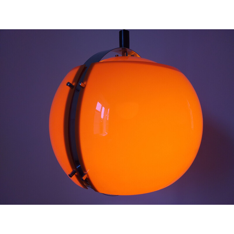 Mid century pendant lamp Meblo by Harvey Guzzini, Italy 1970s