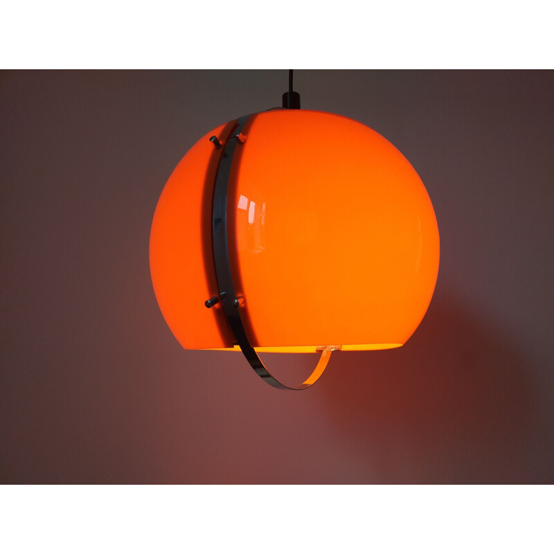 Mid century pendant lamp Meblo by Harvey Guzzini, Italy 1970s