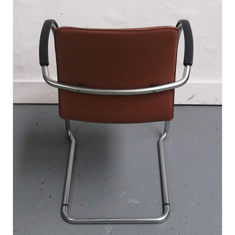 Vintage 8500 Kusch Co office chair in brown fabric