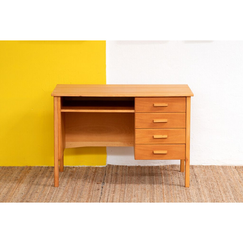 Scandinavian vintage wooden desk