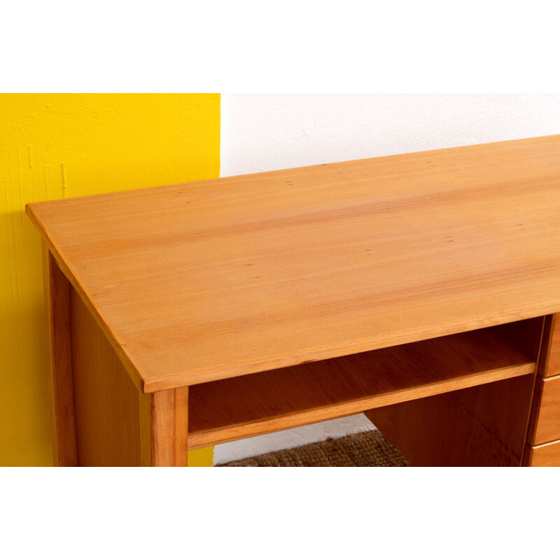 Scandinavian vintage wooden desk