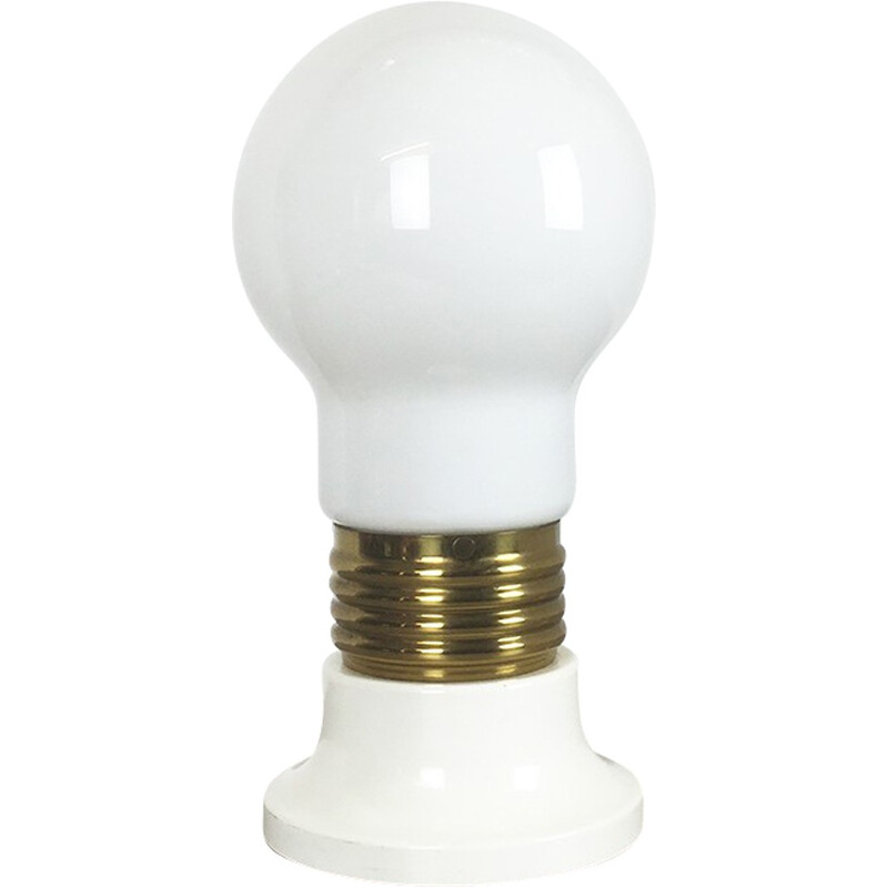 Lampe de table italienne en forme d'ampoule - 1970