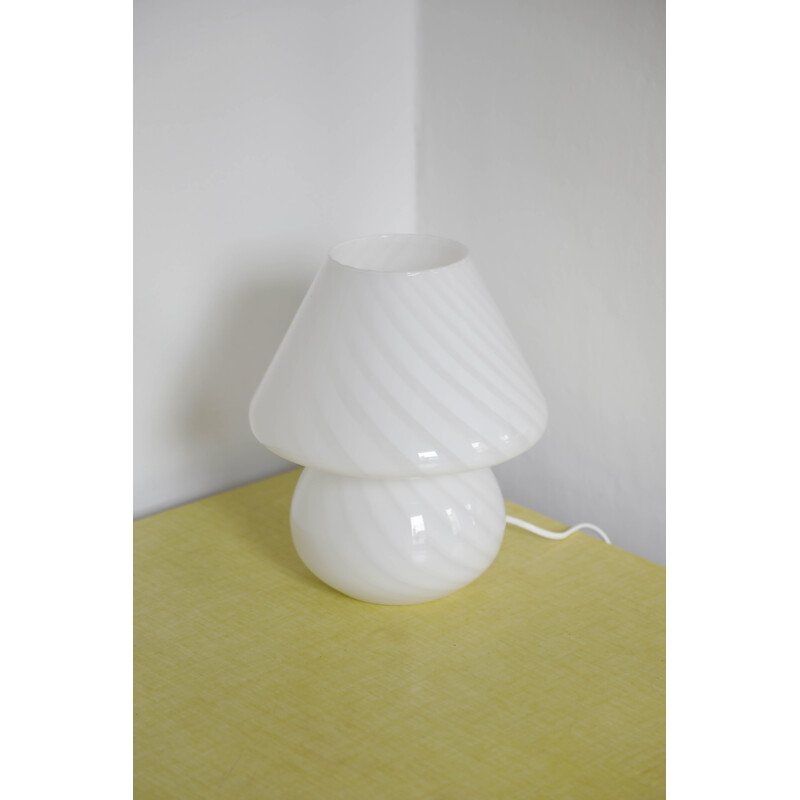 Lampe champignon vintage par Swirl pour Vistosi Murano