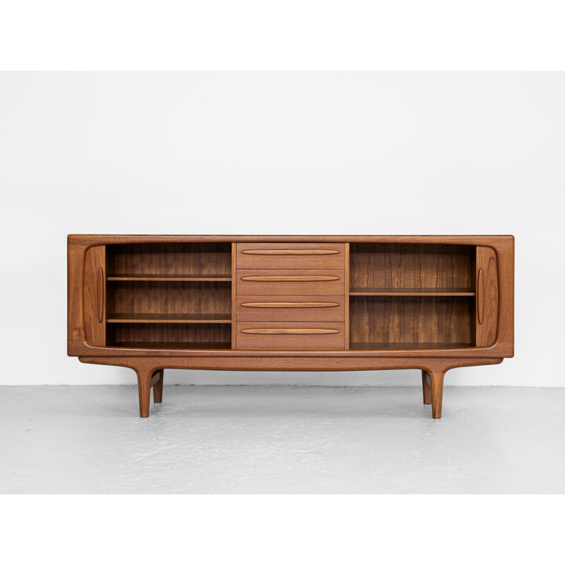 Mid century Danish sideboard in teak by Johannes Andersen for Silkeborg, 1960s