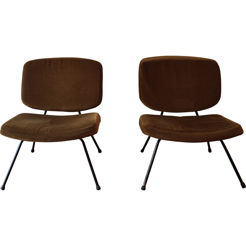 Pair of CM 190 easy chairs CM 190, Pierre PAULIN - 1950