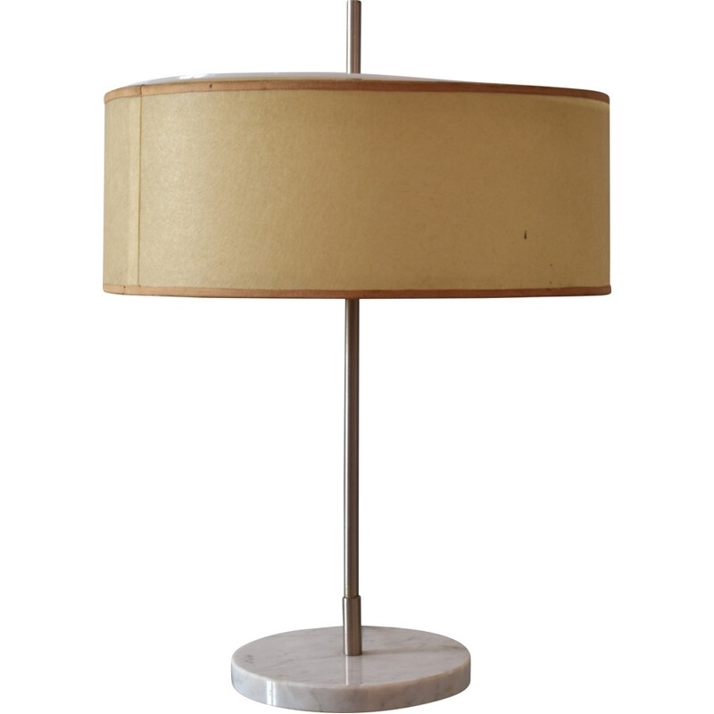 Table lamp with marble base, Alain RICHARD - 1960s