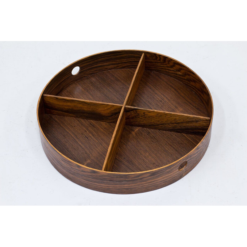 Swedish vintage rosewood tray by Torsten Johansson for AB Formträ, 1950s