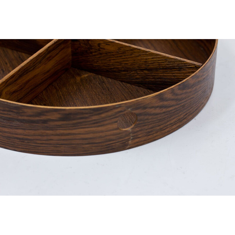 Swedish vintage rosewood tray by Torsten Johansson for AB Formträ, 1950s