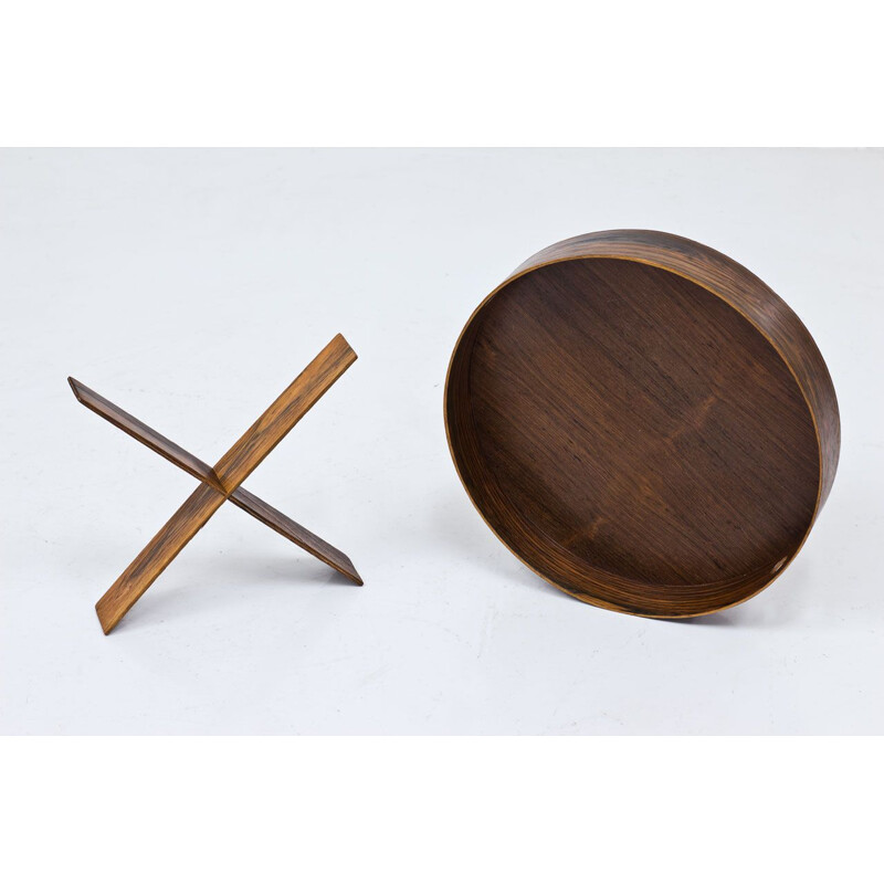 Swedish vintage rosewood tray by Torsten Johansson for AB Formträ, 1950s