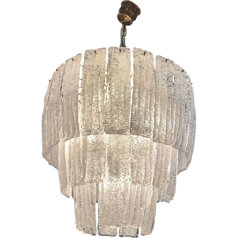 Vintage Murano glass chandelier by Carlo Nason
