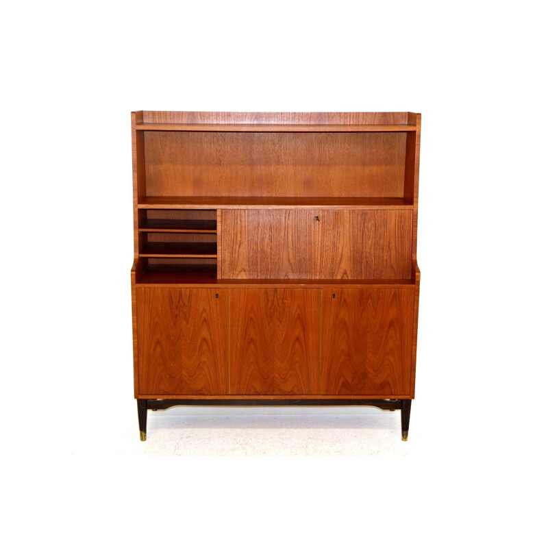 Vintage teak secretary, Sweden 1950