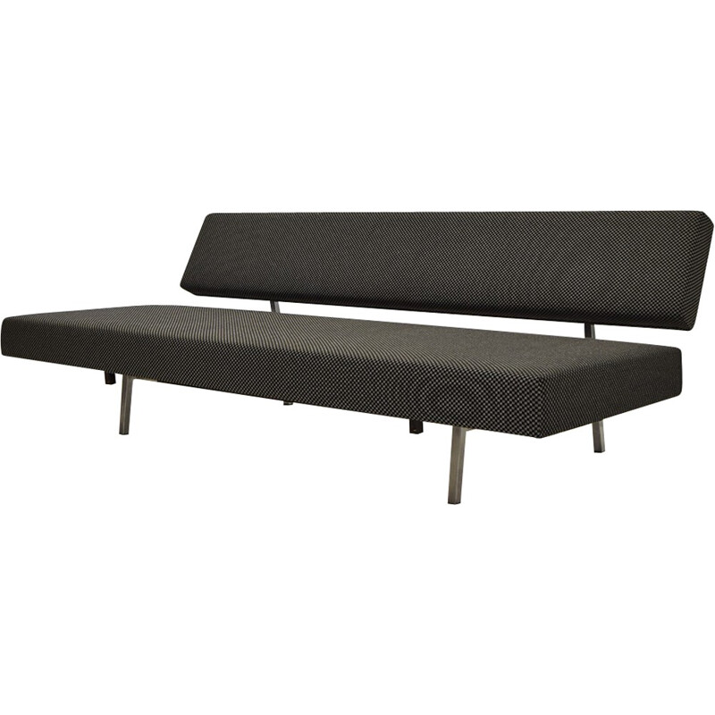 "BR02" daybed in black and white fabric, Martin VISSER - 1960s