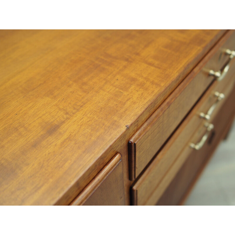 Walnut vintage highboard by Ole Wanscher, Denmark 1960s