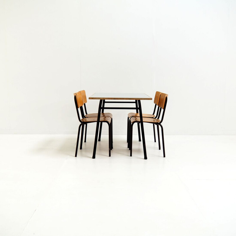 Industrial formica dining set