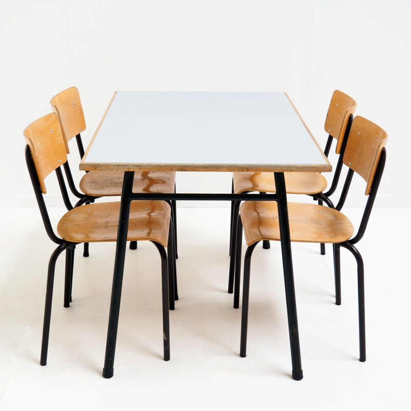 Industrial formica dining set