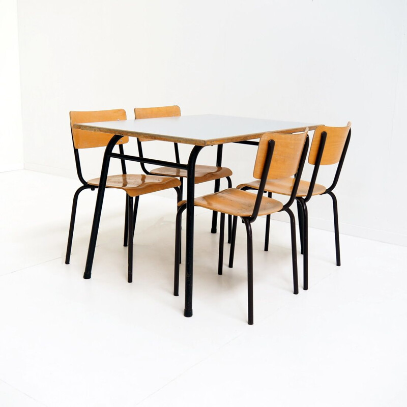 Industrial formica dining set
