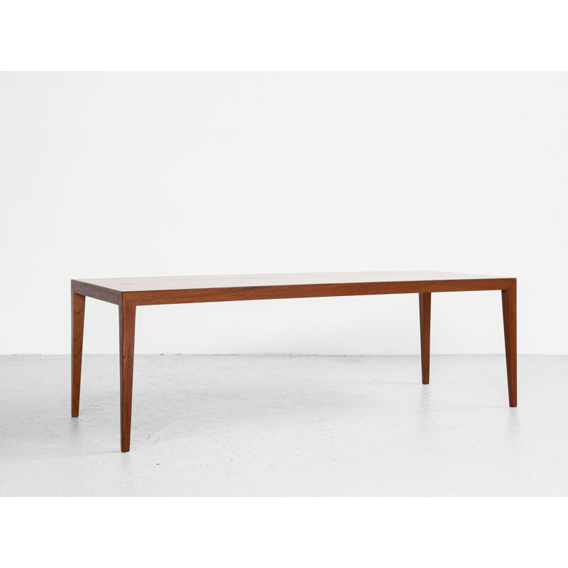 Mid century coffee table in teak by Severin Hansen for Haslev, Denmark 1960s
