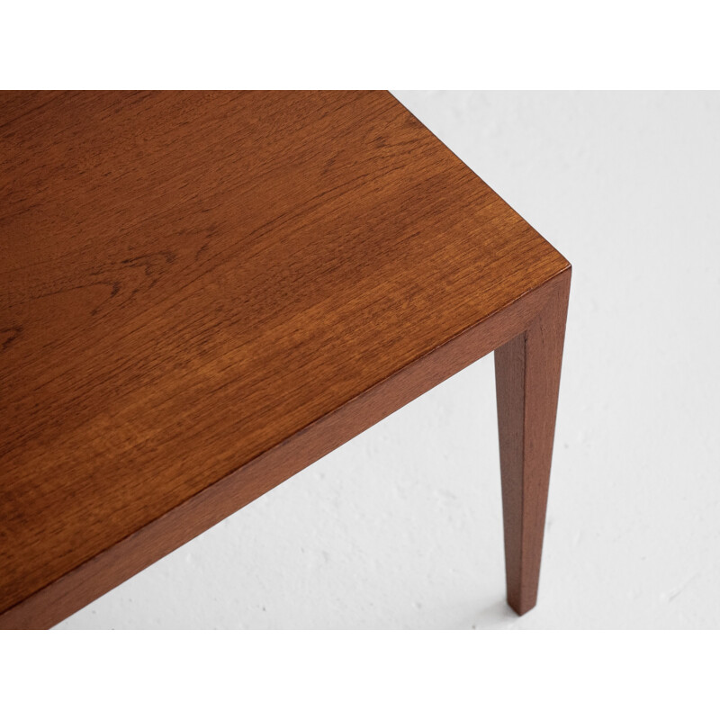 Mid century coffee table in teak by Severin Hansen for Haslev, Denmark 1960s