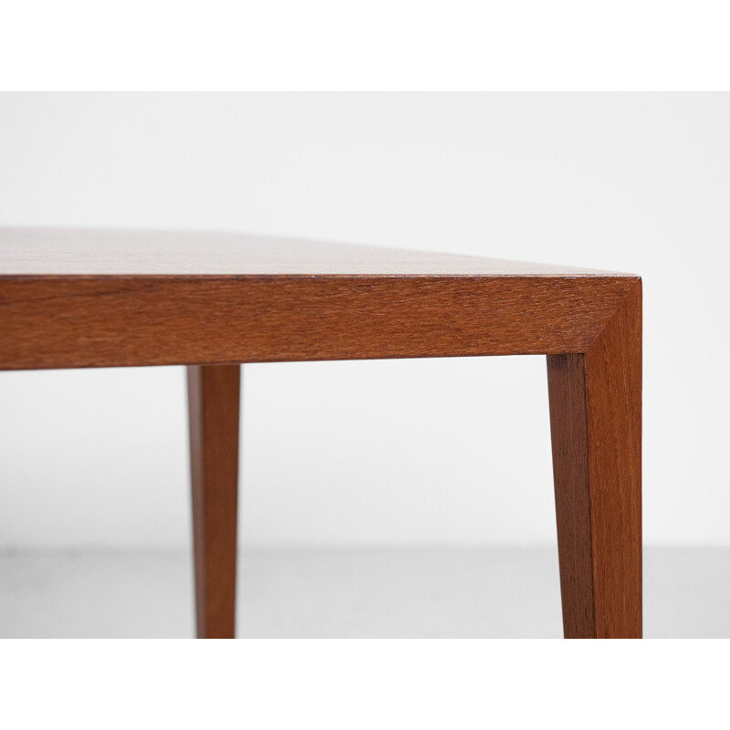 Mid century coffee table in teak by Severin Hansen for Haslev, Denmark 1960s