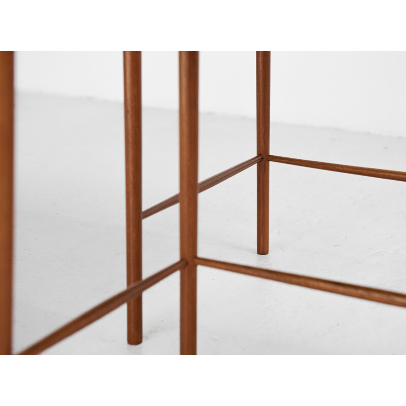 Mid century Danish nesting tables in teak by Grete Jalk for Poul Jeppesen, 1960s