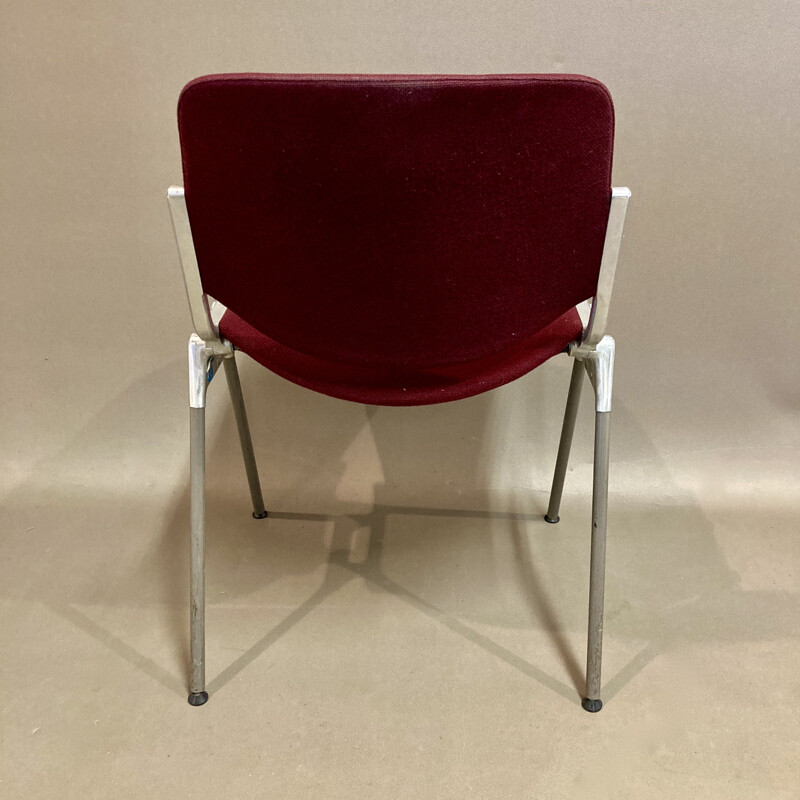 Set of 10 vintage stackable chairs by Giancarlo Piretti for Castelli