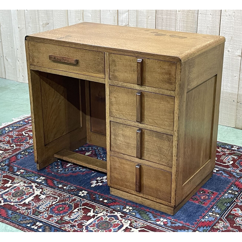 Vintage oakwood desk, 1930