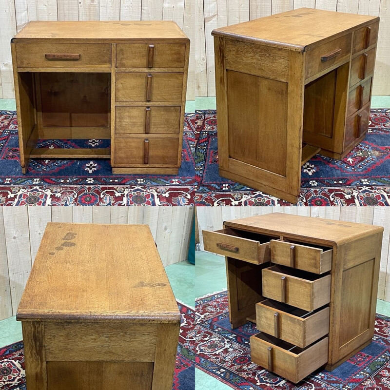 Vintage oakwood desk, 1930