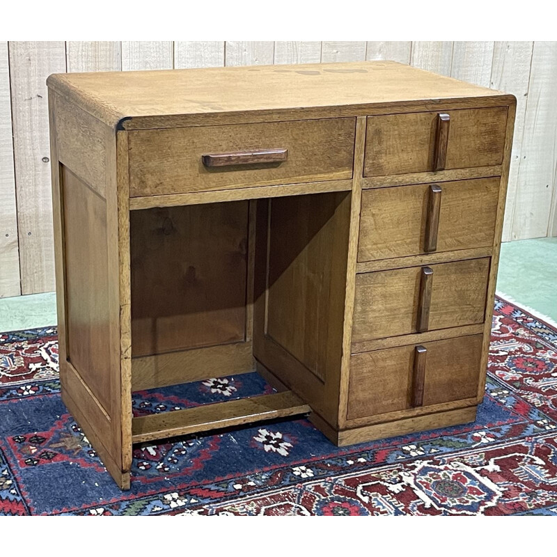 Vintage oakwood desk, 1930