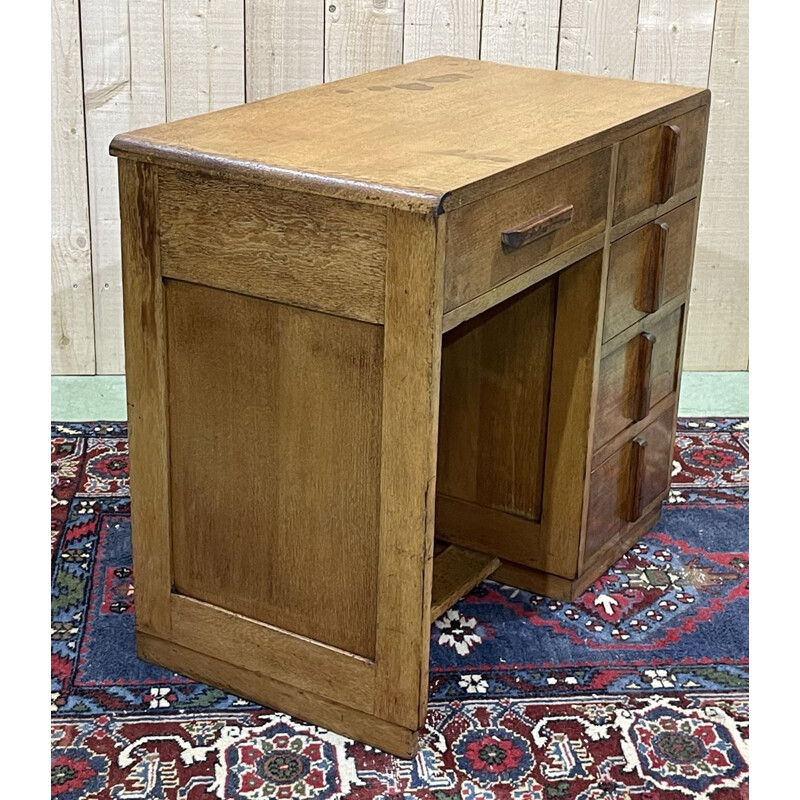 Vintage oakwood desk, 1930