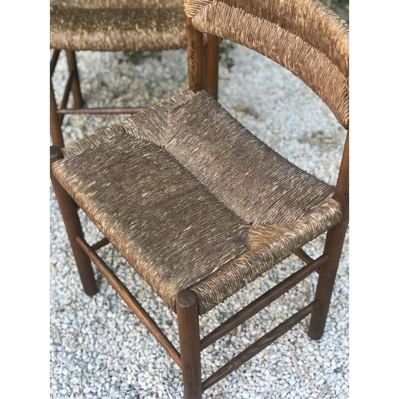 Pair of vintage Dordogne chairs by Robert Sentou, 1968