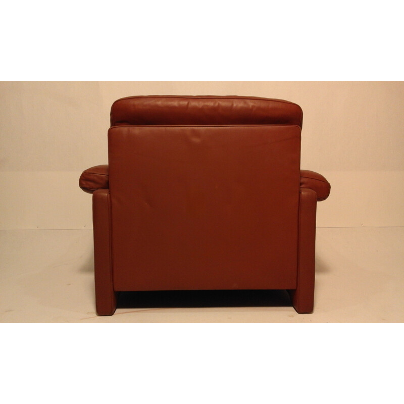 Paire de fauteuils De Sede "DS66" en cuir cognac - 1970
