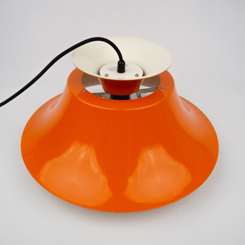 Danish vintage pendant lamp Radius by Erik Balslev for Fog og Morup, 1977