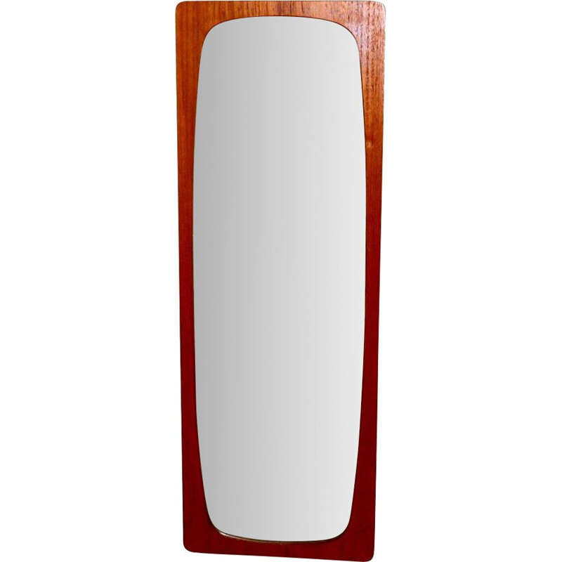 Vintage teak mirror, Sweden 1960