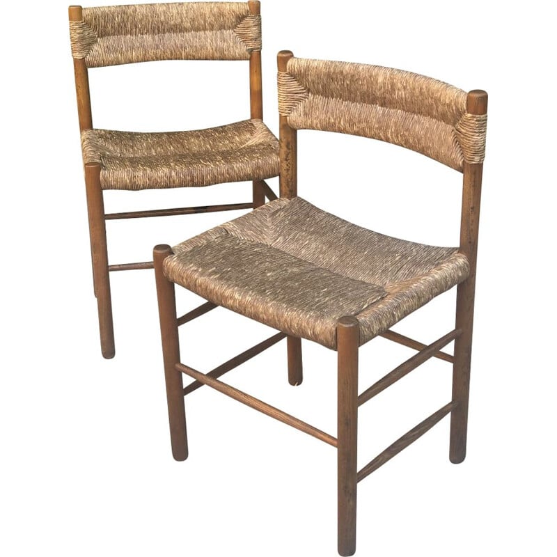 Paire de chaises vintage Dordogne par Robert Sentou, 1968