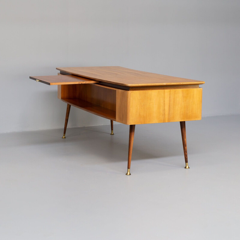 Vintage free-standing desk by Erwin Behr for Behr, 1950s